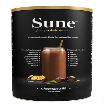 Protein Works | Sune Vegan Protein Powder for Women, Chocolate, 600 g