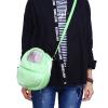 Hanging Small Pet Carrier with Adjustable Strap, Green view 1