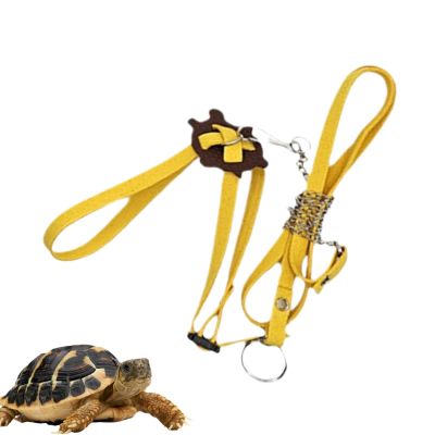 Turtle Harness Leash, PU Leather, Adjustable, Multicolor