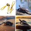 Turtle Harness Leash, PU Leather, Adjustable, Multicolor view 4