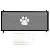 Wide Retractable Dog Gate for Stairs, Foldable Pet Barrier view 1