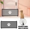 Wide Retractable Dog Gate for Stairs, Foldable Pet Barrier view 4