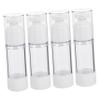 30 ml Airless Lotion Bottles with Pumps, 4-Pack for Travel view 1