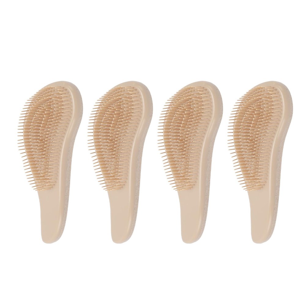 Wide-Tooth Hair Detangling Brush, Compact Wheat Straw Comb