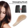 Wide-Tooth Hair Detangling Brush, Compact Wheat Straw Comb view 2