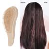 Wide-Tooth Hair Detangling Brush, Compact Wheat Straw Comb view 4
