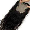 Wavy Curly Human Hair Topper for Women, 15 x 16 cm view 4