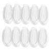 IWOWHERO 50-Pair Non-Slip Clear Silicone Replacement Nose Pads for Eyeglasses and Sunglasses view 3