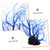 BUGUUYO Aquarium Decoration - Artificial Corals and Water Plants view 3