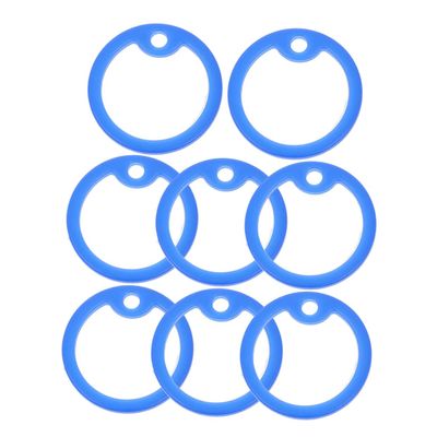 Toddmomy 8-Pack Silicone Dog Tag Covers