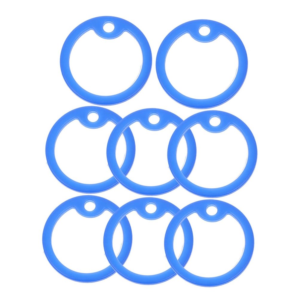 Toddmomy 8-Pack Silicone Dog Tag Covers