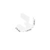 Transparent Outlet Plug Covers, 100 Pieces, White Plastic view 2