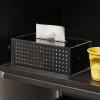 Black Acrylic Tissue Box Holder and Napkin Dispenser view 4
