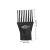 2-Piece Black Plastic Hair Dryer Comb Attachments view 2