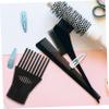 2-Piece Black Plastic Hair Dryer Comb Attachments view 3