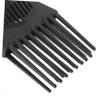2-Piece Black Plastic Hair Dryer Comb Attachments view 4