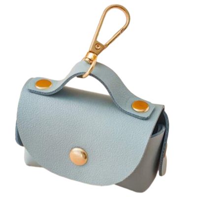 PU Leather Dog Poop Bag Holder with Hook