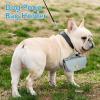 PU Leather Dog Poop Bag Holder with Hook view 3