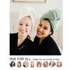 ROLSHOL 2-Pack Large Microfiber Hair Towels for Women, Super Absorbent and Quick-Drying, for Curly, Long and Short Hair, Anti-Frizz Hair Turbans, 70 x 100 cm view 3