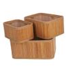 BUGUUYO Seagrass Storage Baskets, Set of 3, Handmade, Stackable view 1