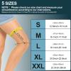 Quelcc 2-Pack Knee Brace Set, Compression Knee Sleeves for Women and Men, Black, XXL view 4