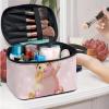 Dolyues Cartoon Easter Bunny Makeup Bag Set, Large-Capacity Travel Cosmetic Bags for Women and Girls view 3