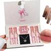 Butterfly Makeup Set, 6-Piece, with Long-Lasting Lip Gloss (4), Blush and Necklace view 1