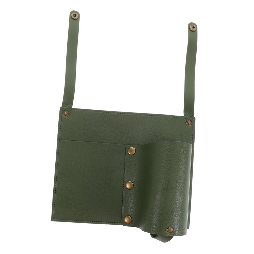Cabilock Side PU Bag, Green, Lightweight and Compact