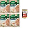 Italian Gourmet Risotto alla Pescatora, Ready-to-Eat Rice Dish, 4 x 175 g view 1