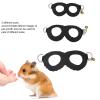 Faux Leather Harness with Bells for Hamsters and Small Pets (Black) view 4