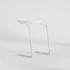CELOTUS Adjustable TV Tray Table for Bed and Sofa, White view 1