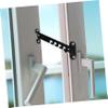 Carbon Steel Window Restrictor, Black, 1 Set, Child Safety view 4