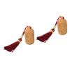Bamboo Roll-On Perfume Bottles, 2-Pack, 1 ml, Red view 1