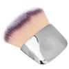 Mini Multifunctional Makeup Brush for Loose Powder or Blush with Soft Fiber Bristles, Black, Portable Beauty Tool (SILVER) view 2