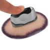 Mini Multifunctional Makeup Brush for Loose Powder or Blush with Soft Fiber Bristles, Black, Portable Beauty Tool (SILVER) view 4