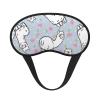 Camel Pink Heart Print Blackout Sleep Mask - Contoured Cup Eye Cover for Side Sleepers, Adjustable Elastic Band view 1