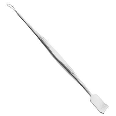 Double-Sided Stainless Steel Blackhead Scraper, Silver