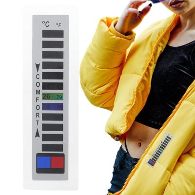 Reusable Liquid Crystal Temperature Strip for Aquariums and Clothing