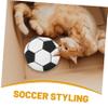 Happyyami Cat Toy with Plush Football Disc view 3