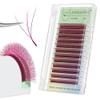 ANNAFRIS 3D W Colored Eyelash Extensions (3D + Pink, 0.07 C, 8–12 mm) view 1