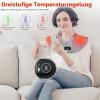 Skeadex Heated Neck and Shoulder Pad, USB Electric Neck Warmer, 3 Heat Settings, Overheat Protection, Gray view 3