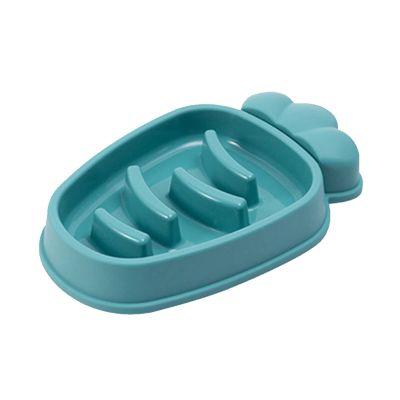 FANSWAN Slow Feed Dog Bowl - Carrot Shape