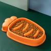 FANSWAN Slow Feed Dog Bowl - Carrot Shape view 2