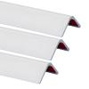 Raouoae 3-Pack PVC Corner Guard Profiles, 150 cm, White view 1