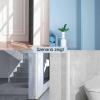 Raouoae 3-Pack PVC Corner Guard Profiles, 150 cm, White view 2