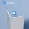 Raouoae 3-Pack PVC Corner Guard Profiles, 150 cm, White view 3