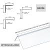 Raouoae Transparent Corner Protector for Walls and Countertops, 3-Pack, 80/100/120/150 cm, Plastic Edge Strip (L: 120 cm, W: 4 cm) view 4