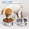 KINSPON Hanging Feeder/Water Dispenser for Cats view 3