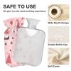 Hot Water Bottle with Christmas Elves, Pink, 2 Liters view 4