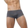Men's Seamless Ice Silk Briefs with High Waist and Pouch Support view 2
